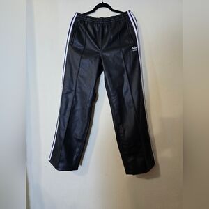Adidas Black Pants with White Accents